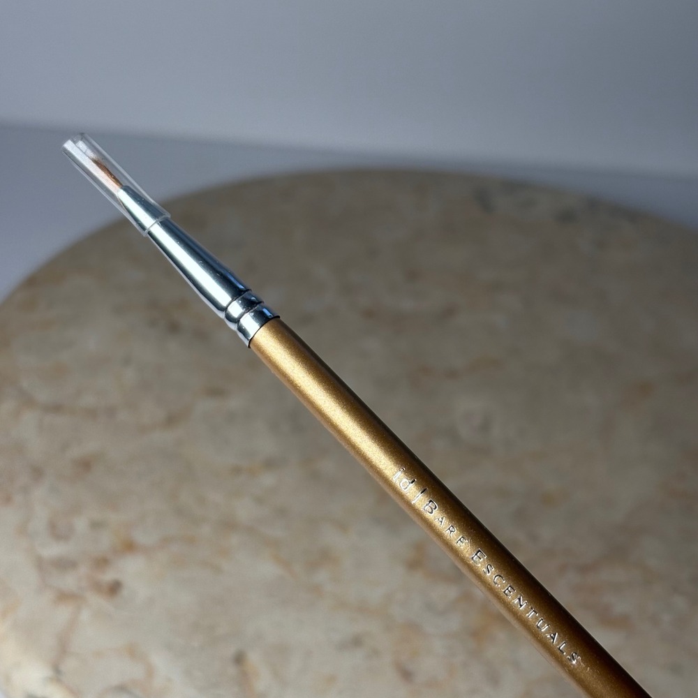 Bare‎ Escentuals Eyeliner Brush NOS Gold Precision Eye Makeup Tool BareMinerals
